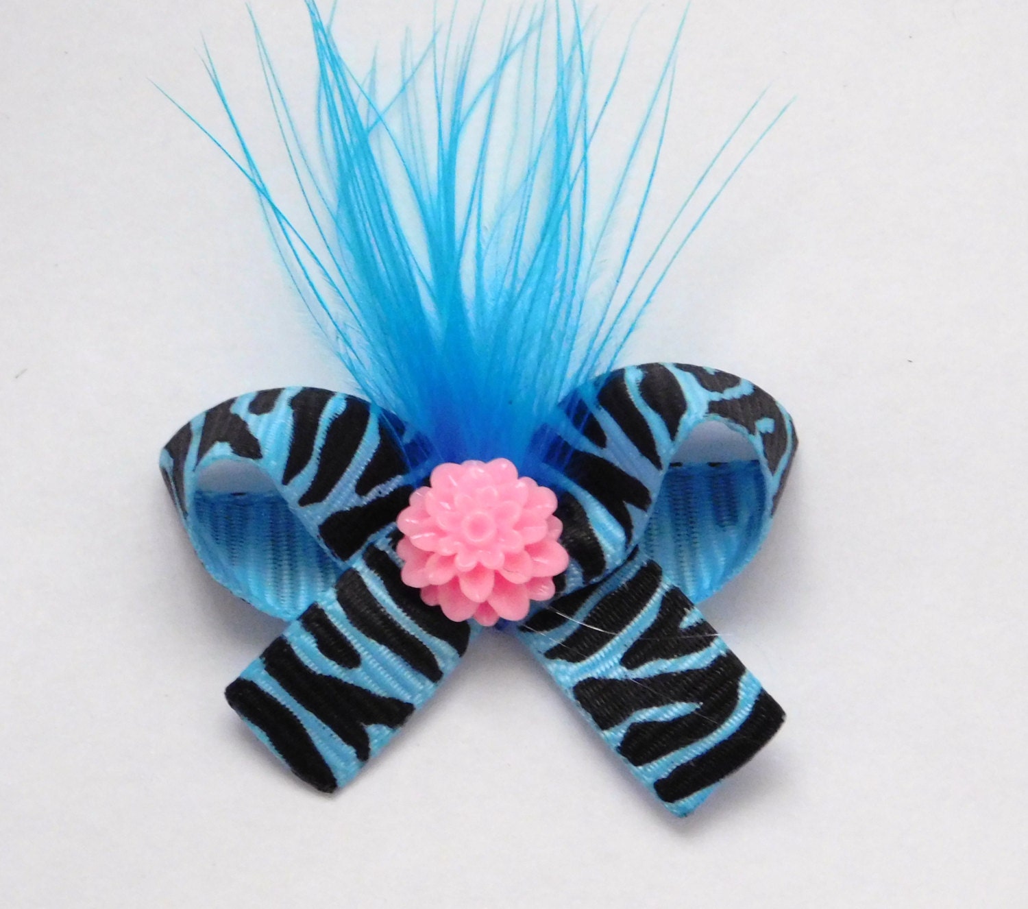 X Small Dog Hair Bow Feather Dog Bows