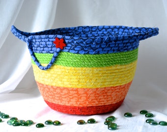 Boy Storage Organizer, Cute Baby Basket, Toy Basket, Magazine Rack, Gift Basket, Stuffed Animal Bin, Towel Holder, Toy Bin