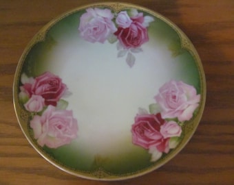 Bavaria hand=painted plate "Rapallo" by Thomas Severes