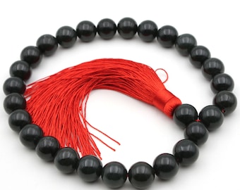 17mm x 17mm Jade Tibetan Buddhist Prayer Beads Mala B027-QY004