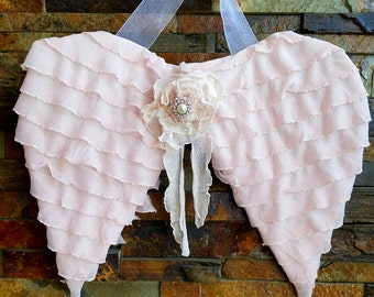 Items similar to Waldorf Style Soft Fabric Angel Wings Dress Up Costume ...