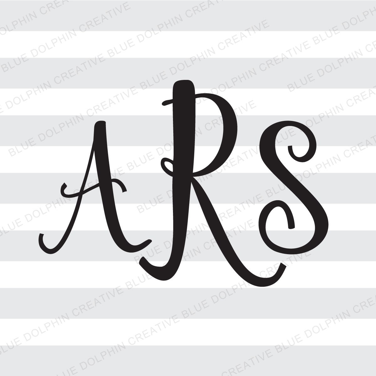 Download Fancy script font monogram alphabet SVG pdf png / 52 letters