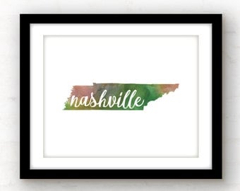 Nashville Wall Art nashville tn art | etsy Nashville Wall Art nashville tn art | etsy