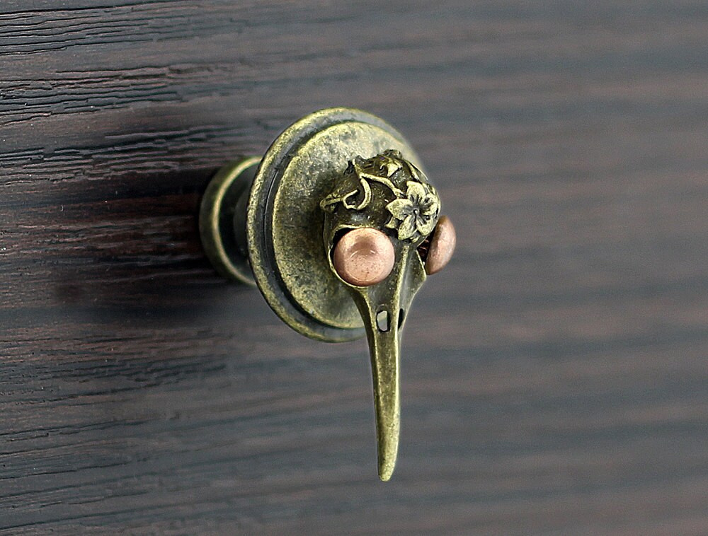 Skull Metal Dresser knobs Knobs pull Decorative