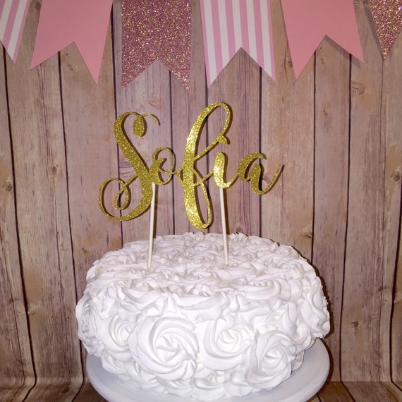 Custom Cake Topper by KimmiesPlace on Etsy