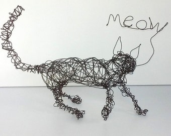 Wire Animals unique sculptures made from wire. by wireanimals