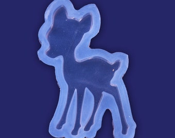 1 pcs clear silicone mold reindeer deer Orgonite silicon pendant hair accessories necklace earrings 10103851