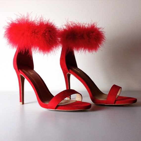 Furry Red Heels from The Bunny Tail