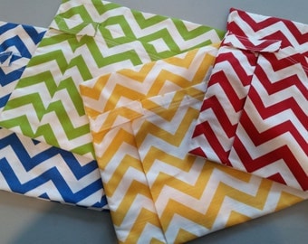DELUXE Classroom CHAIR POCKETS Teacher Organization Seat Sacks Cover Classroom Set Kindergarten Elementary School Expandable Pocket Chevron