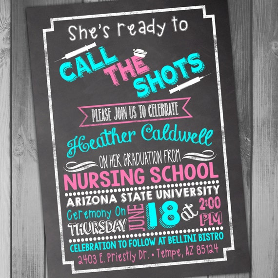 Graduation From Nursing School Invitations 4