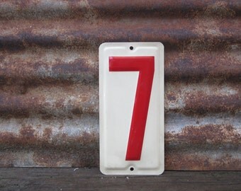 Number Sign Vintage Metal Number Three Sign Number 3 Price