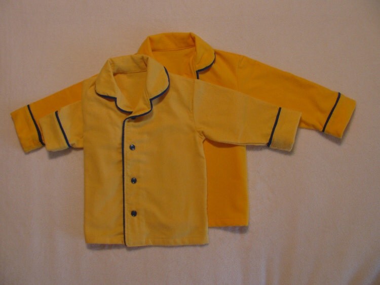 Polar Express Teen Golden Yellow Boys Pajamas by WeBeJamminPJs