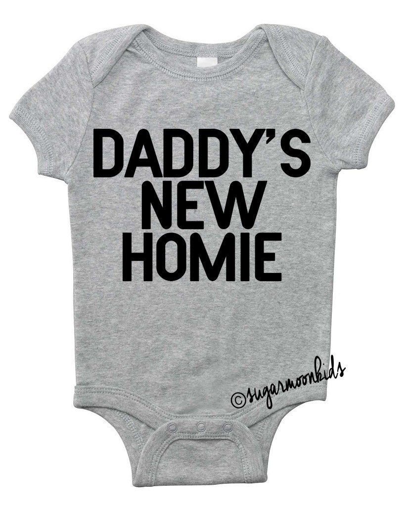 Daddy's New Homie // baby bodysuit // gifts for dad