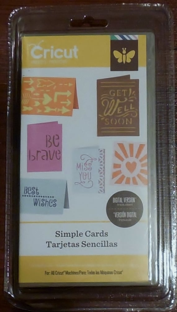 Cricut Cartridge Simple Cards Image Card by ourtreasures4u on Etsy