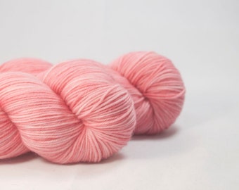 Hand Dyed Merino / Nylon Sock Yarn Pink