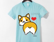 corgi butt t shirt