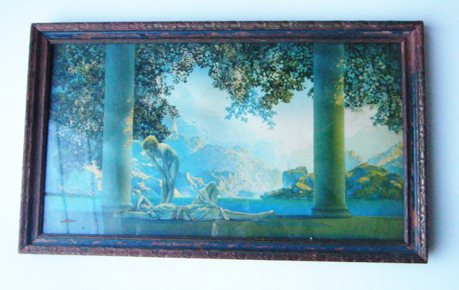 Original Maxfield Parrish Framed Antique Print