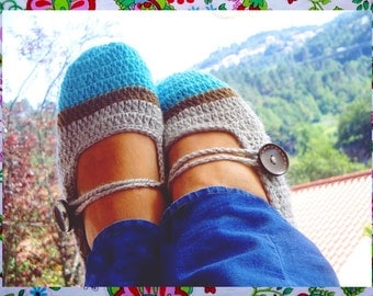 Magic Slippers Crochet Pattern-Woman Slippers/Easy Shoes