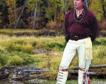 Buckskin Pants Kit Mountain Man Fur Trade Rendezvous Camp Size 30-36
