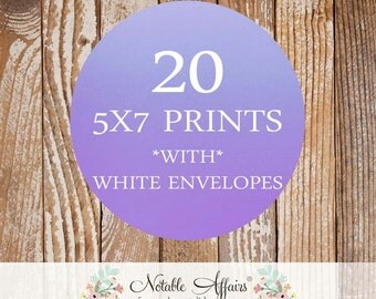 20 5x7s Printing Package - You purchase the Printing Package & Design, and I'll do all the printing for you