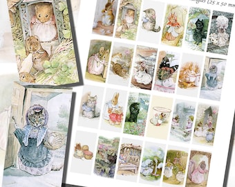 Beatrix Potter's Peter Rabbit Printables ONE INCH CIRCLES
