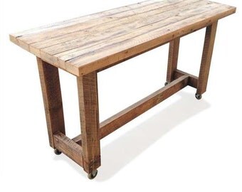 Industrial Recycled Extra Large Shabby Chic Timber Wood High