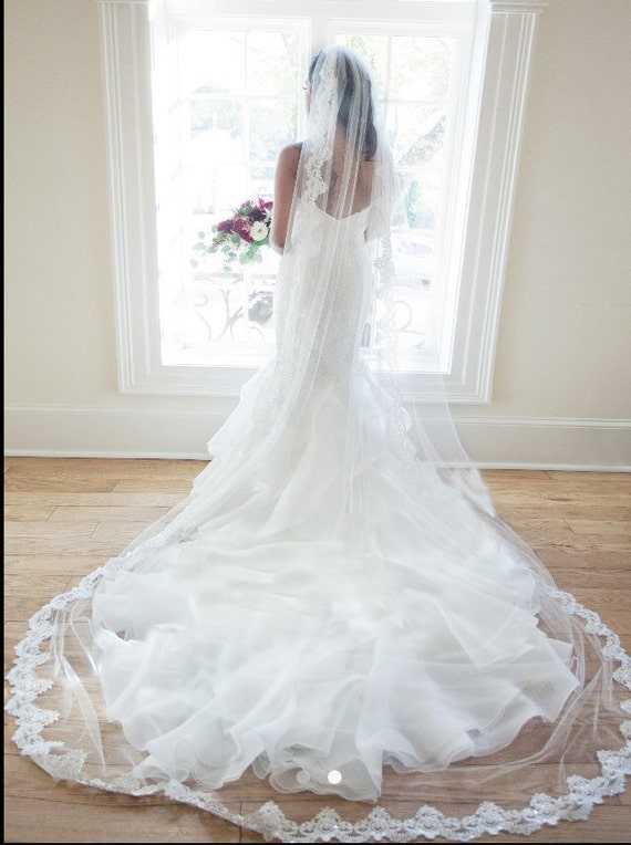 Cathedral Lace Wedding Veil