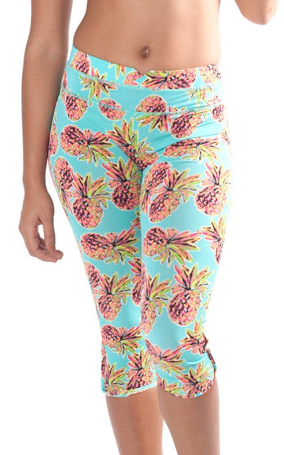 pineapple workout leggings