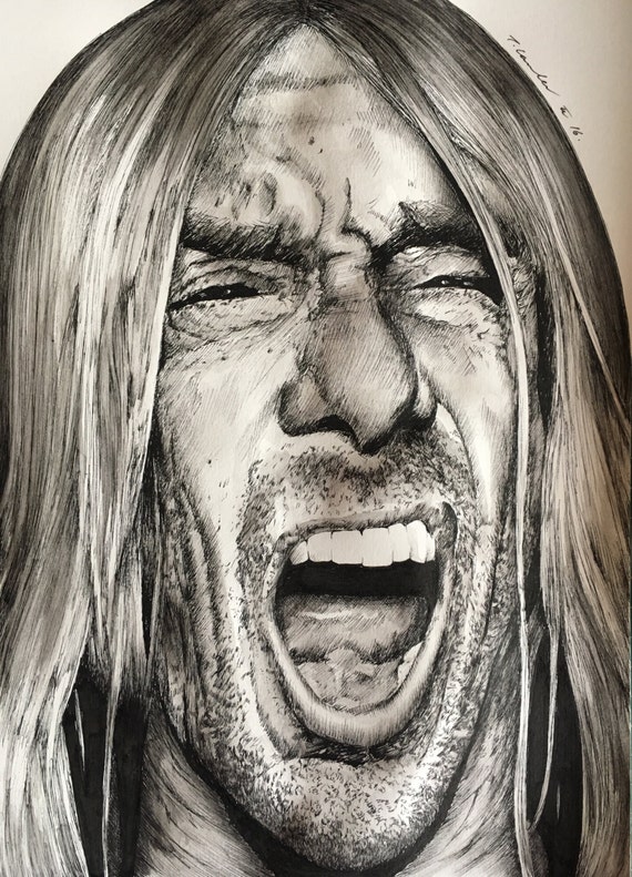 iggy pop life drawing