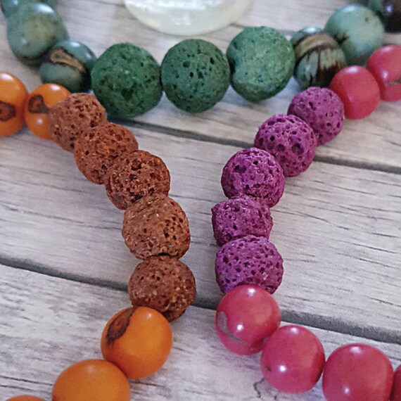 Diffuser bracelet essential oil bracelets lava by SoulRocker