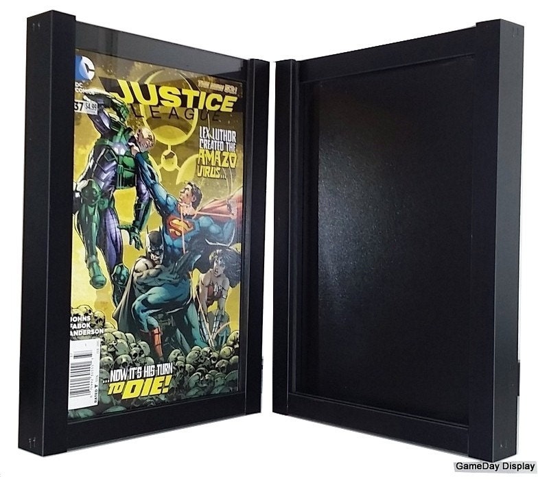 Comic Book MAGAZINE Display Frame Case Black by DisplayToday
