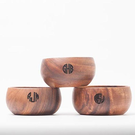 Monogram Snack Bowl Engraved Personalized by MADFORMONOGRAMS