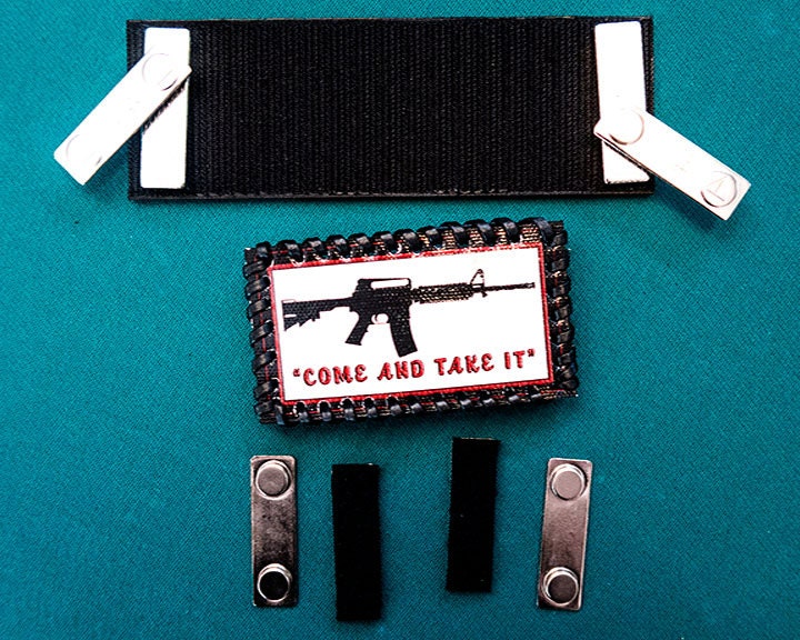 Velcro to Converter for Velcro Patches. Now Mount your