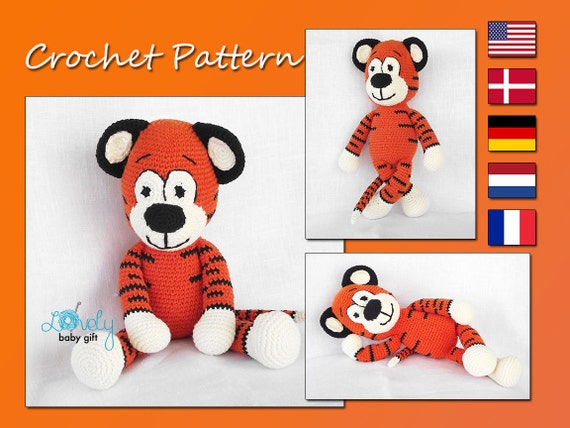 Crochet Pattern Amigurumi Pattern Animal Crochet Pattern Crochet pattern elephant happy amigurumi pdf cute grey mint