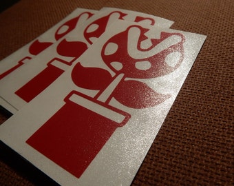 Piranha Plant Vinyl Decal