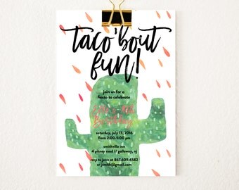 Taco Tuesday Invitation 2