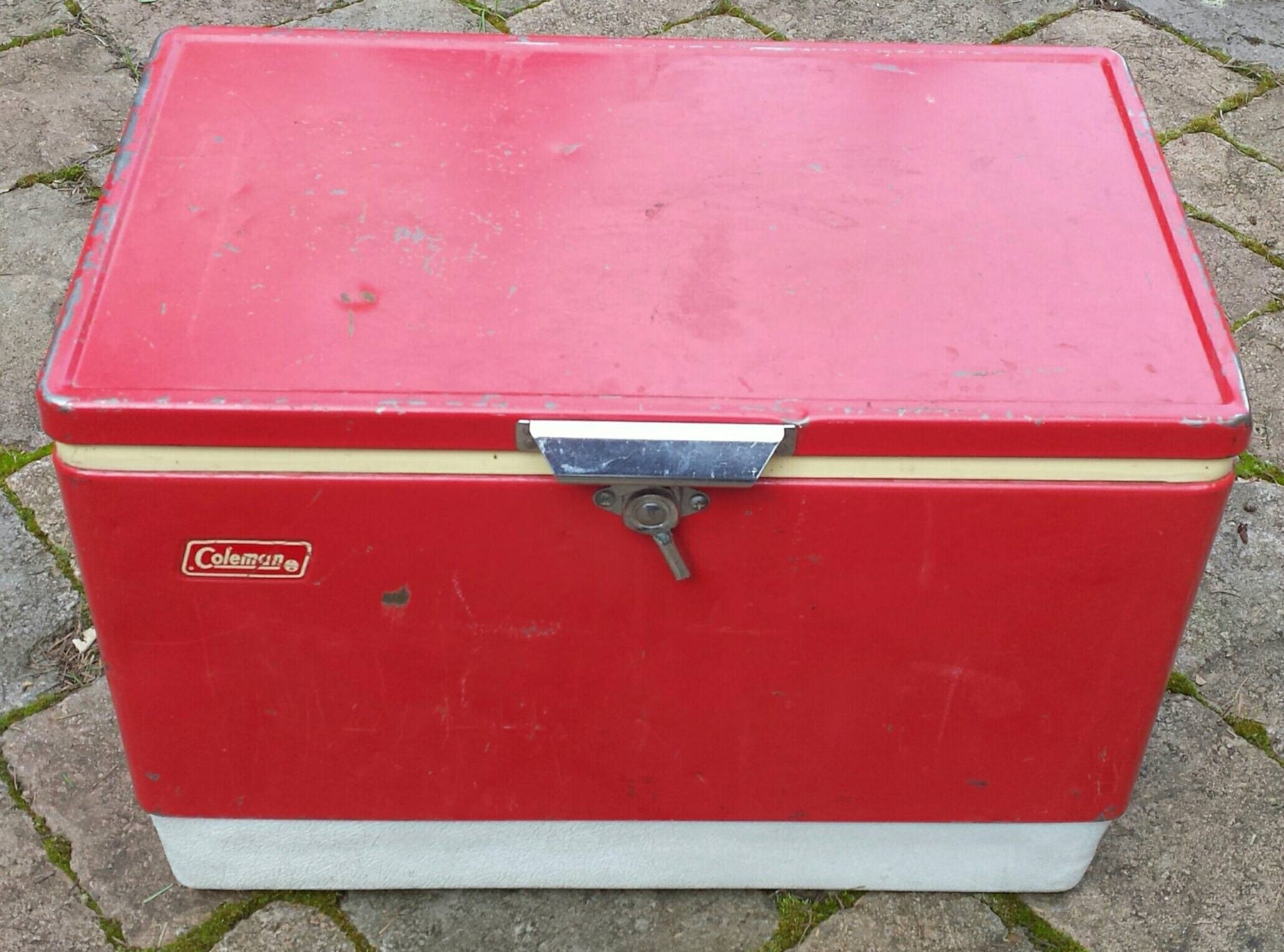 metal coleman cooler for sale