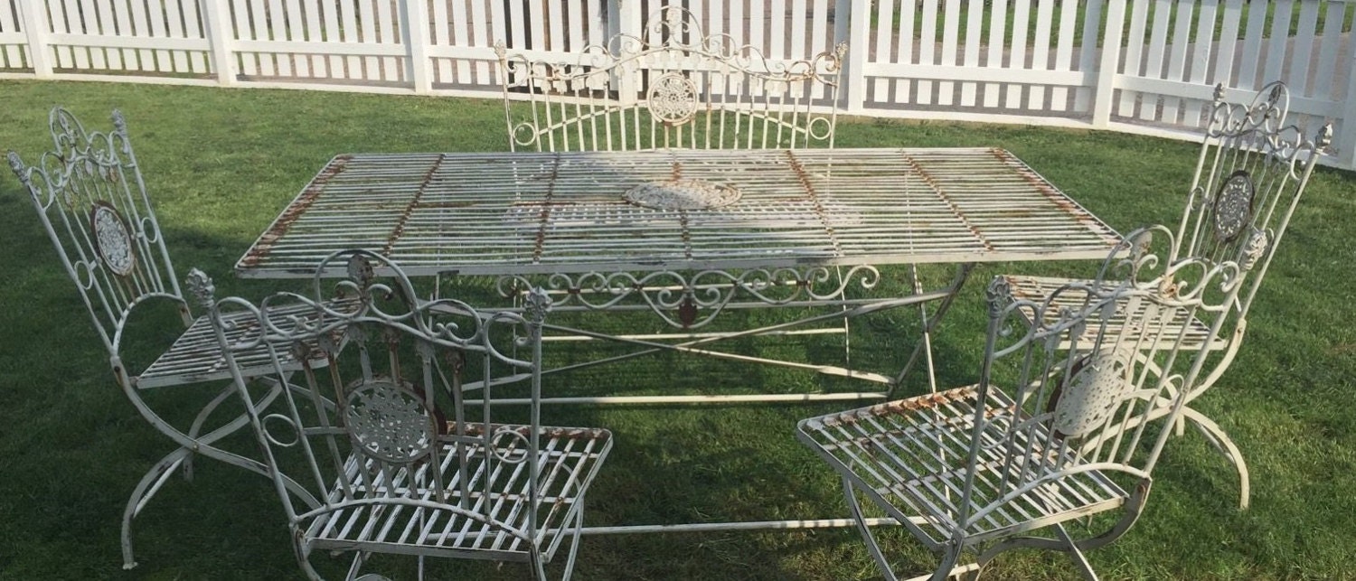 Vintage Folding Patio Set Haute Juice