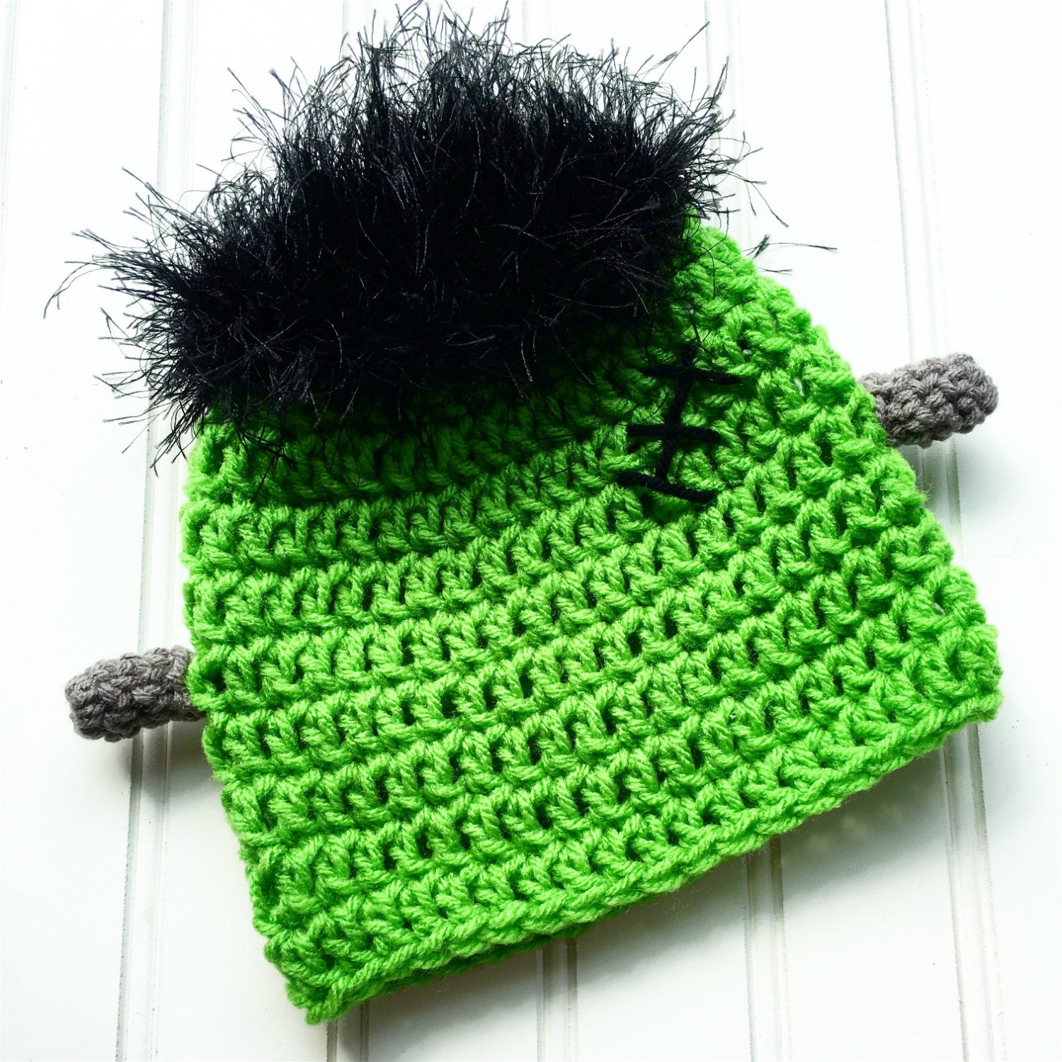 Frankenstein Crochet Hat Beanie