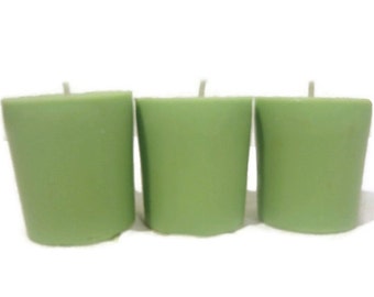 Crisp green apple premium soy votive candles
