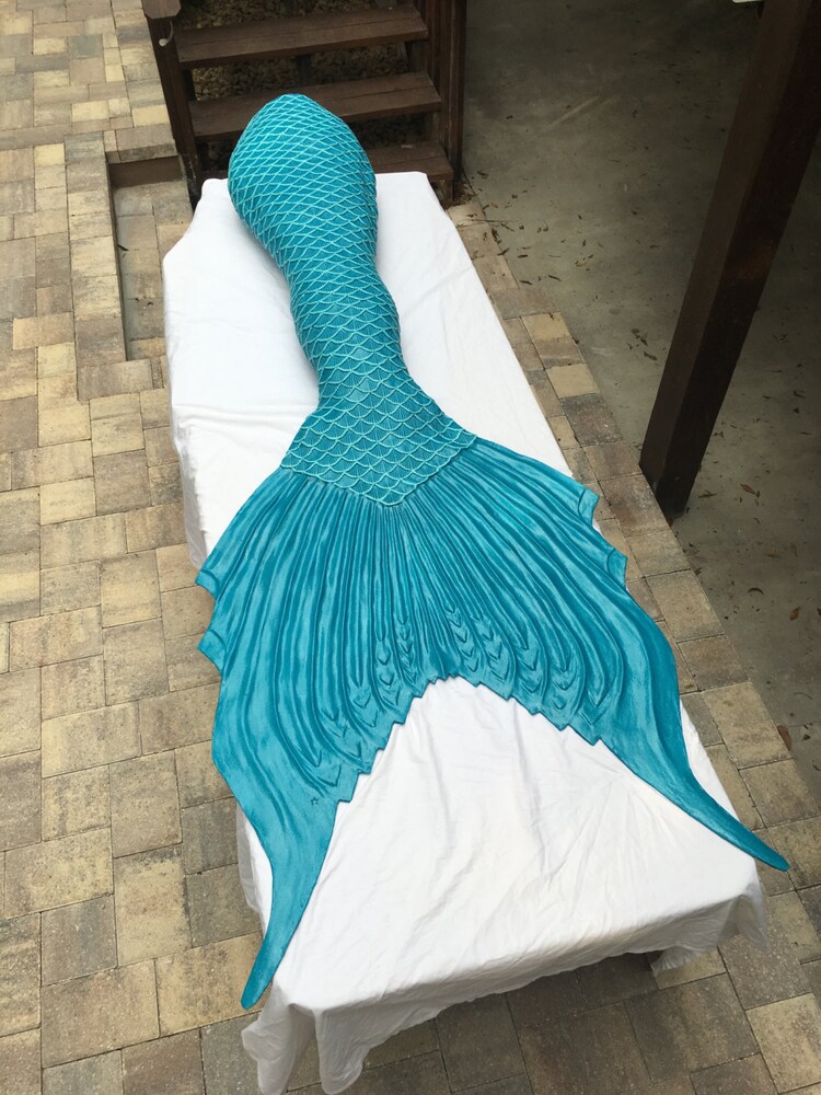 Full Silicone Solid Color Mermaid Tail by MerNation on Etsy