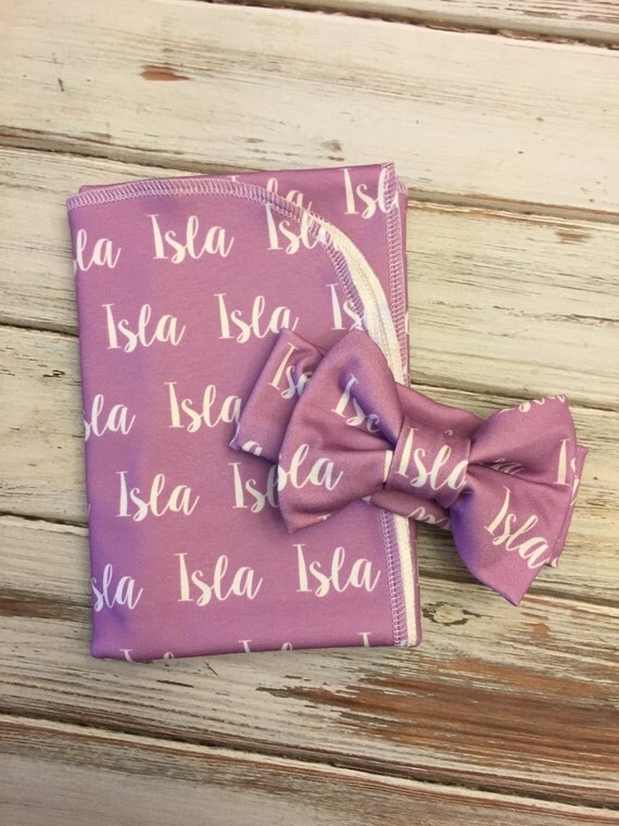 Blanket and Bow Headband