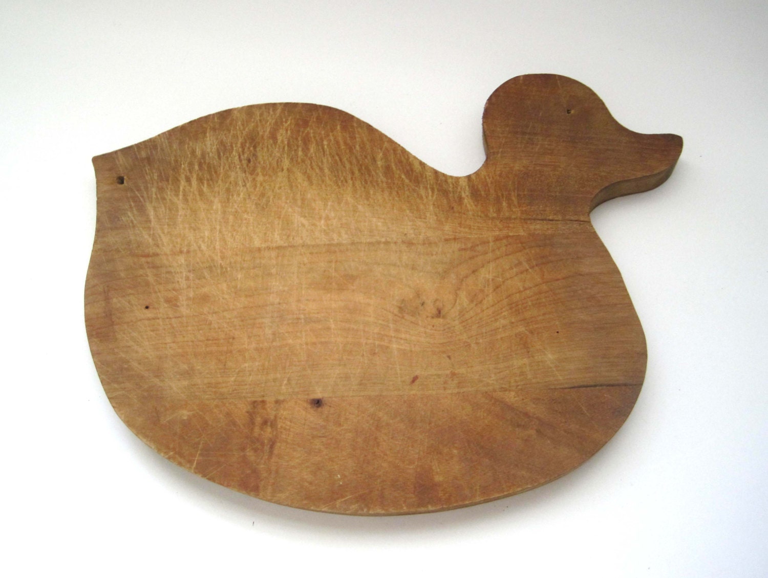 Duck Cutting Board C 1960s Duck Bread Board Medium Size