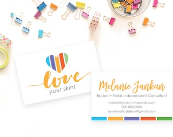 Rodan and Fields Business Card, Digital File, Personalized