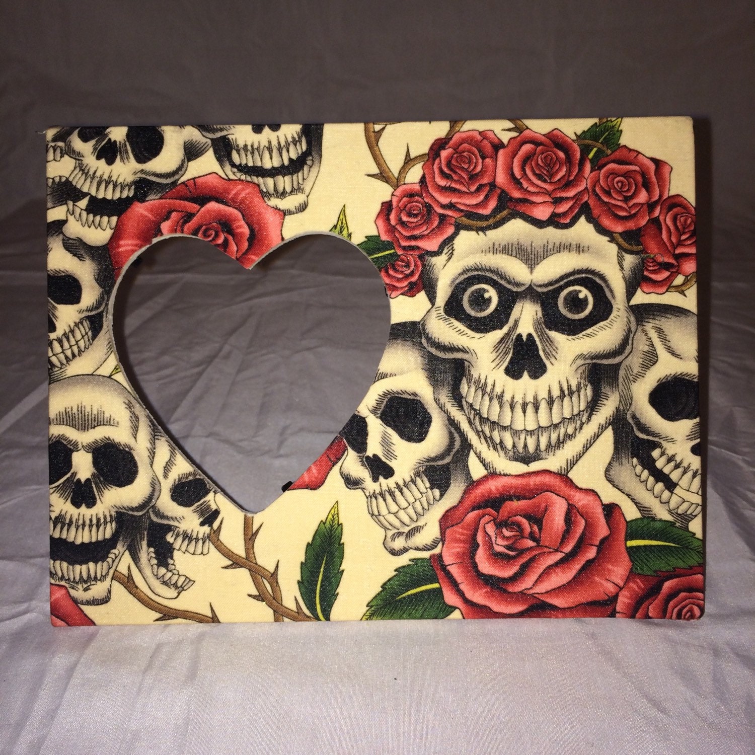day-of-the-dead-picture-frame-sugar-skull-frame-dia-by-thedeadflux