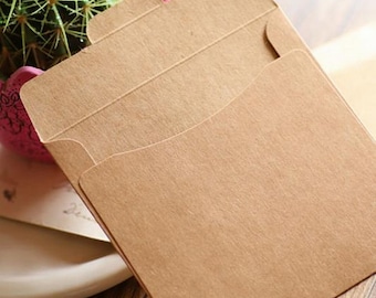 20pcs - Kraft Paper CD DVD Envelope Sleeve Packing Bag (250g Thick Paper)