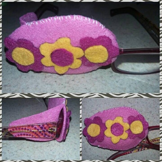 Handmade eyeglass eye patch for glasses patch eyes