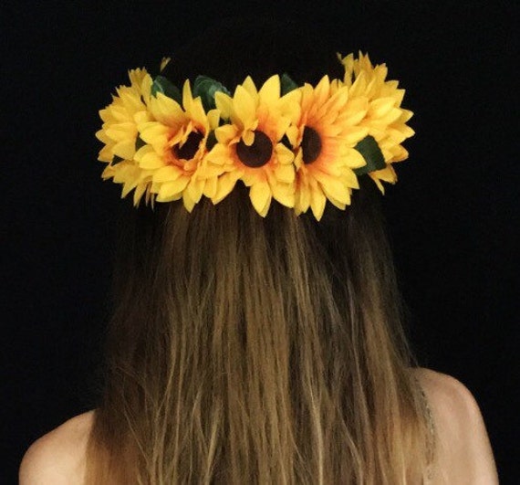 Large Sunflower Crown