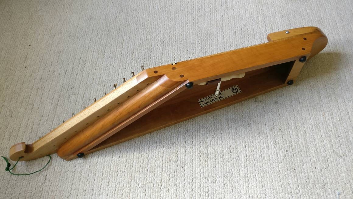 11 String Kantele in Cherry and Cedar handmade by by Michael J