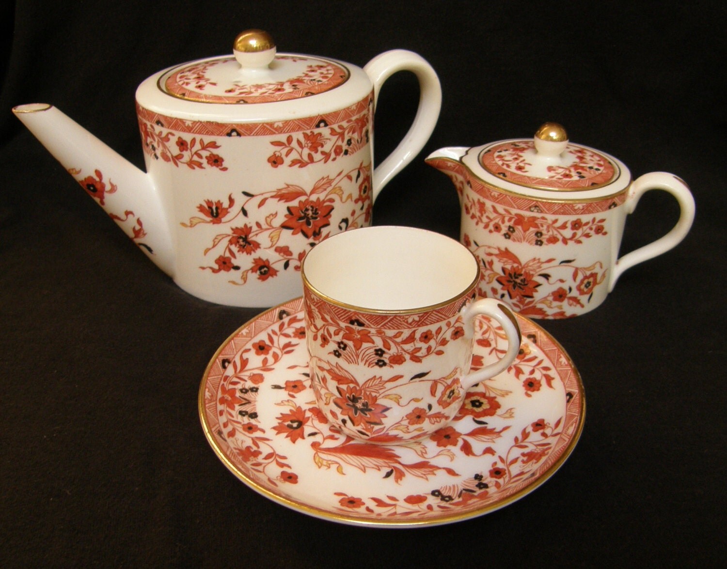 ANTIQUE c.1880 Wedgwood KASHMAR bone china by RosiesChinaBoutique